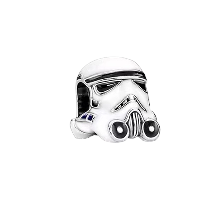 Star Wars Robot Series Charm Exquisite Beads Suitable for European Original 925 Silver Bracelet DIY Jewelry Women Gift ﻿