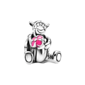 Winnie the Pooh Charm Beads Fit Original Snake Bracelet Necklace Beads For Diy 925 Sliver Jewelry Making Women Jewellery Gift For Girl Daughter