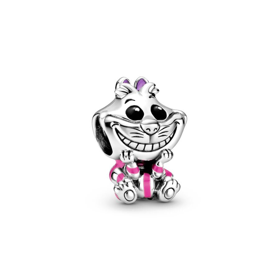Alice in Wonderland Cheshire Cat Charm Beads Fit Original Snake Bracelet Necklace Beads For Diy 925 Sliver Jewelry Making Women Jewellery Gift For Girl Daughter
