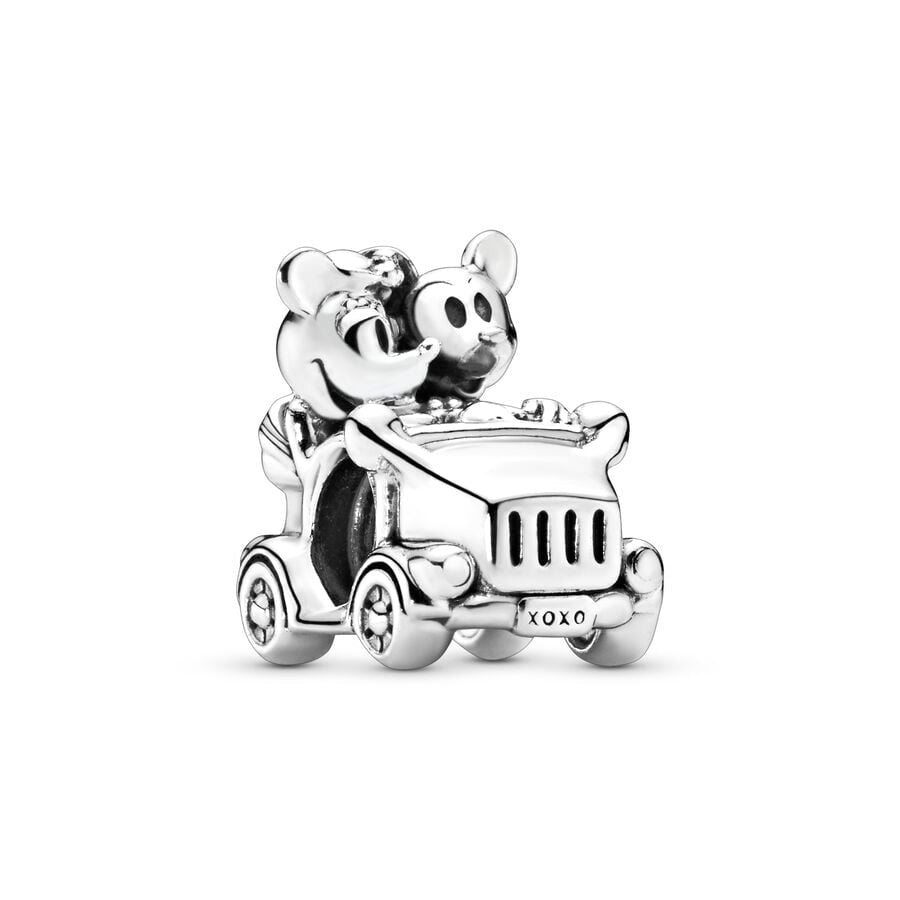 Minnie Mickey Donald Duck Charm Beads Pendant Fit Original Snake Silver Bracelet Necklace Beads For Diy Jewelry Women Gift