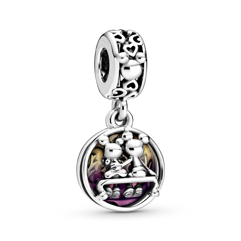 Minnie Mickey Donald Duck Charm Beads Pendant Fit Original Snake Silver Bracelet Necklace Beads For Diy Jewelry Women Gift