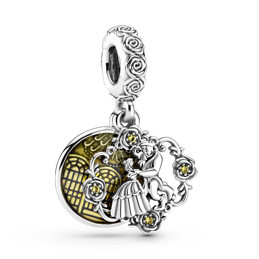 Beauty and the Beast Charm Beads Fit Original Snake Bracelet Necklace Beads For Diy 925 Sliver Jewelry Making Women Jewellery Gift For Girl Daughter