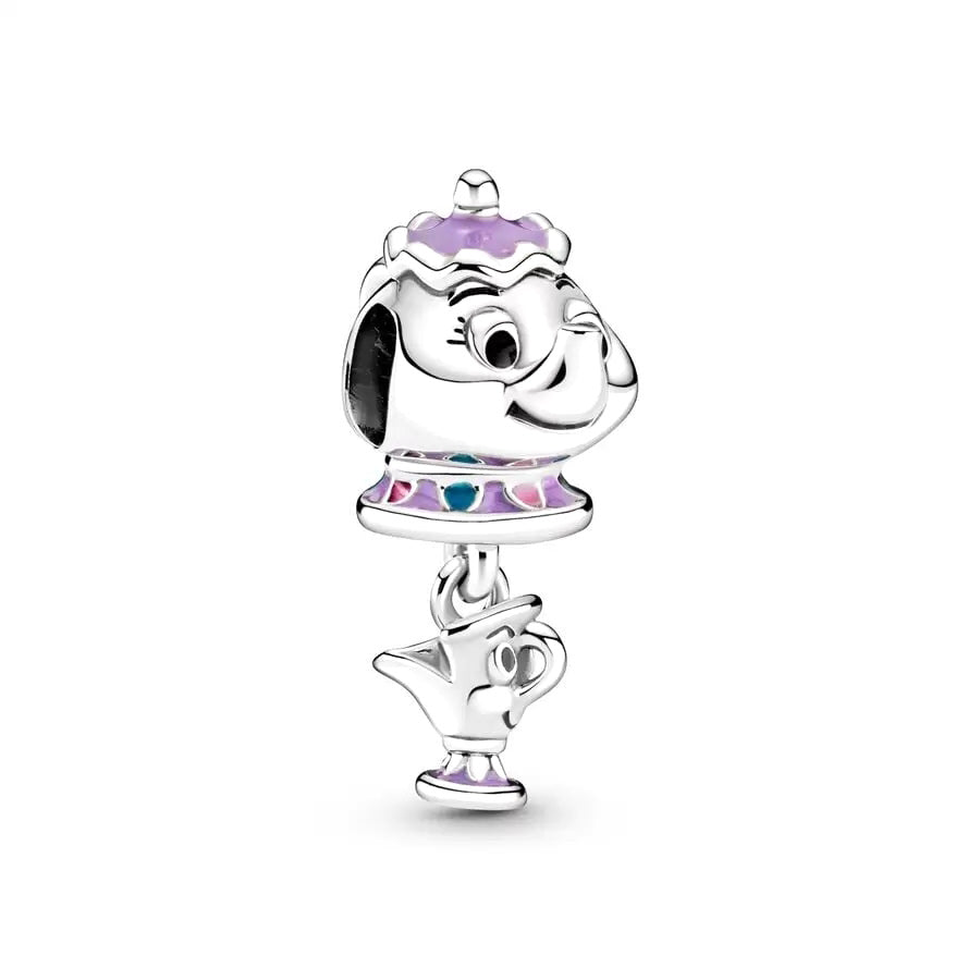 Beauty and the Beast Charm Beads Fit Original Snake Bracelet Necklace Beads For Diy 925 Sliver Jewelry Making Women Jewellery Gift For Girl Daughter