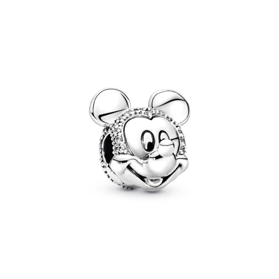 Minnie Mickey Donald Duck Charm Beads Pendant Fit Original Snake Silver Bracelet Necklace Beads For Diy Jewelry Women Gift