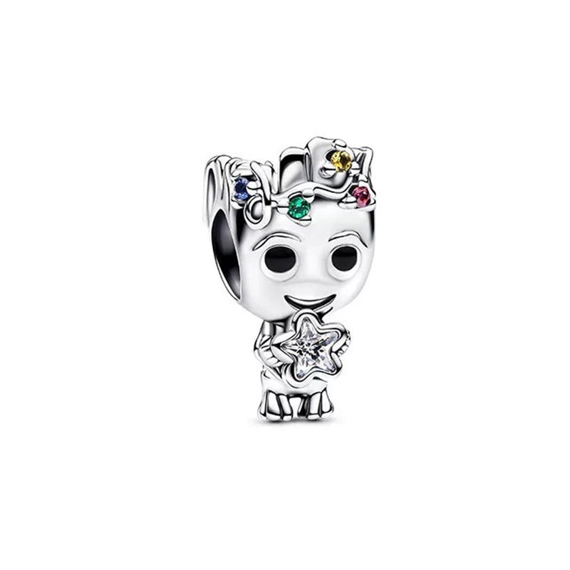 Guardians of the Galaxy Charm Beads Fit Original Snake Bracelet Necklace Beads For Diy 925 Sliver Jewelry Making Women Jewellery Gift For Girl Daughter