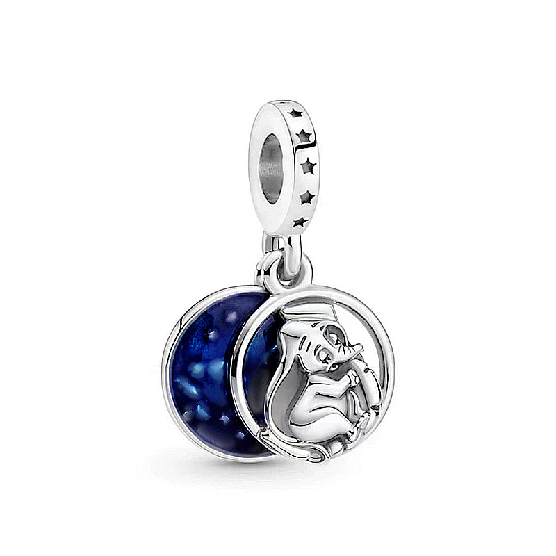 Cartoon animation series Charm Beads Fit Original Snake Bracelet Necklace Beads For Diy 925 Sliver Jewelry Making Women Jewellery Gift For Girl Daughter