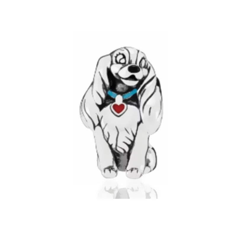 101 loyal dogs Miss and Tramp Mary Cat Charm Beads Fit Original Snake Bracelet Necklace Beads For Diy 925 Sliver Jewelry Making Women Jewellery Gift For Girl Daughter