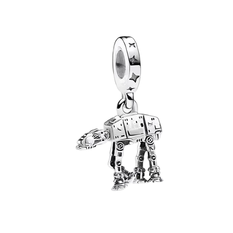 Star Wars Robot Series Charm Exquisite Beads Suitable for European Original 925 Silver Bracelet DIY Jewelry Women Gift ﻿