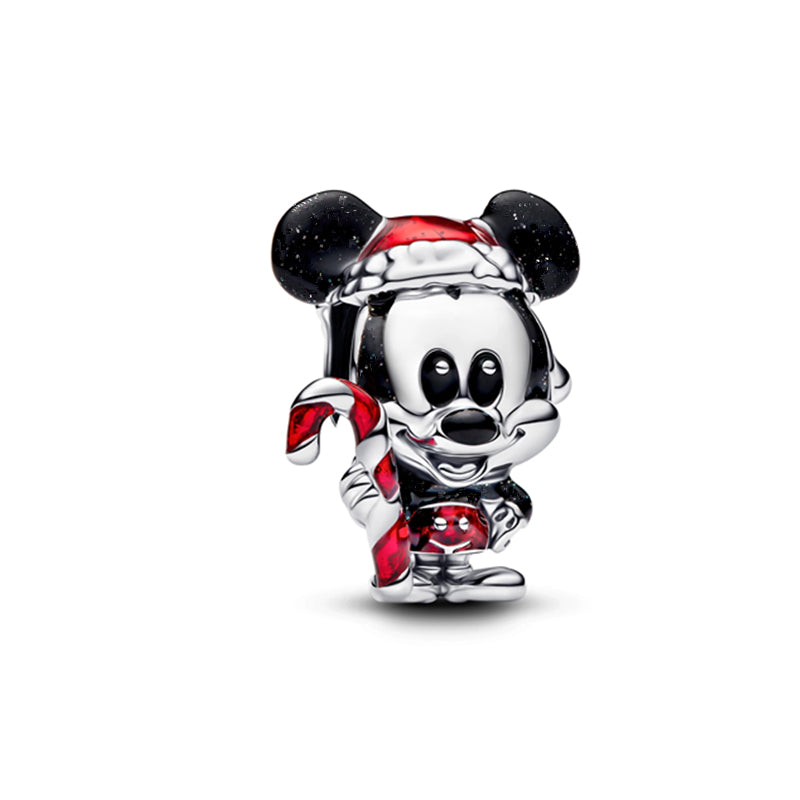Minnie Mickey Donald Duck Charm Beads Pendant Fit Original Snake Silver Bracelet Necklace Beads For Diy Jewelry Women Gift