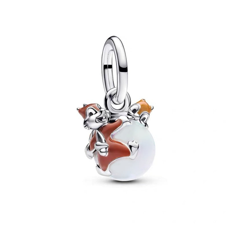 Cartoon animation series Charm Beads Fit Original Snake Bracelet Necklace Beads For Diy 925 Sliver Jewelry Making Women Jewellery Gift For Girl Daughter
