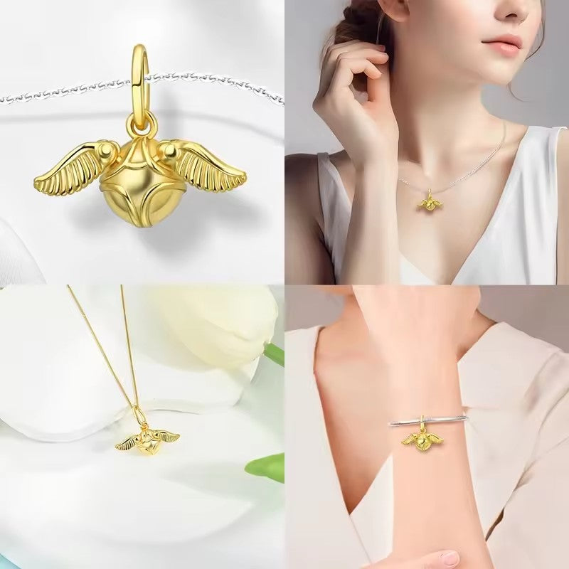 Harry Potter Charm Beads Dangle Fit 925 Silver Original Snake Bracelet Necklace Beads For Diy Jewelry Women Gift